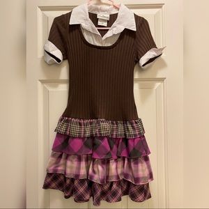 This is a Rare Editions girls size 14 dress.